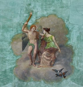 Uccelli, e Cupido e Psiche, (dettaglio) da Unknown artist