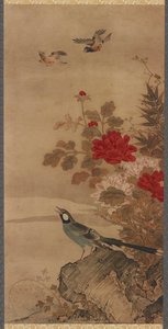 Uccelli e fiori