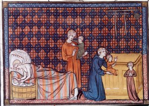 Nascita ed educazione del re di Francia Luigi IX o San Luigi da Unknown artist