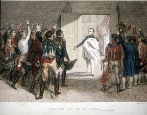 Nascita del Re di Roma: Napoleone II (Francesco Carlo Giuseppe Napoleone Bonaparte), figlio dell