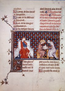Blanche de Castille, regina di Francia, dirige l