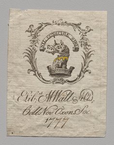 Ex Libris: Elizabeth M. Watt, M.D. da Unknown artist