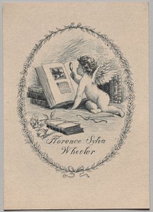 Ex Libris: Florence Sylva Wheeler da Unknown artist