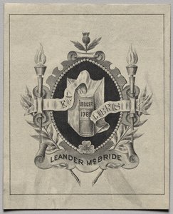 Ex Libris: Leander McBride da Unknown artist