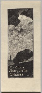 Targhetta del libro: Margarethe Strauss da Unknown artist