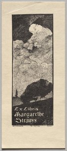 Targhetta del libro: Margarethe Strauss da Unknown artist