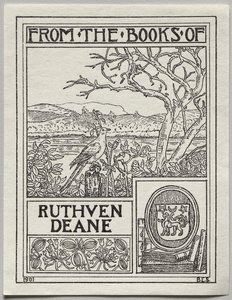Ex Libris: Ruthven Deane da Unknown artist