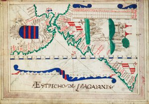 Rilegato in un atlante di venticinque carte con diagrammi e tabelle. Portoghese o Spagnolo.