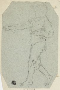 Ragazzo che cammina di profilo da Unknown artist