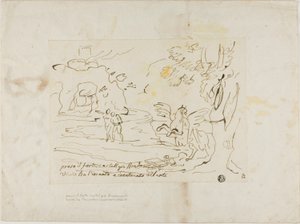 Bradamante Incanta e Incatena Atlanta vicino alla Fortezza da Unknown artist