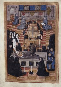 Sepoltura di Anna di Bretagna (1514) - Miniatura