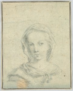 Busto di una Giovane Ragazza da Unknown artist