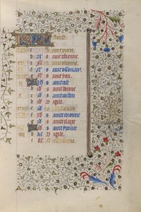 Pagina del calendario
