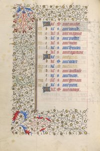 Pagina del calendario