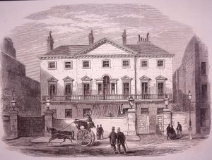 Cambridge House a Piccadilly nel 1860, casa del PM lord Palmerston da Unknown artist