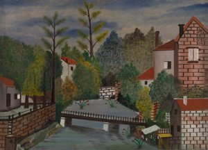 Canale e case da Unknown artist