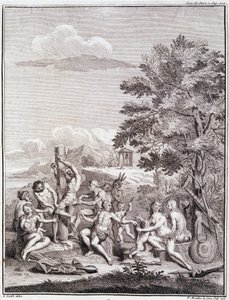 Sacrificio di prigionieri dagli Antis, in Perù - in "Viaggio storico dell