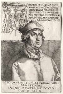 Cardinale Albrecht di Brandeburgo - La piccola tavola da Unknown artist