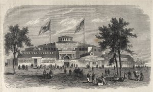 Castle Garden Immigration Centre Depot - New York State - Emigration Commission Establishment - Incisione in 