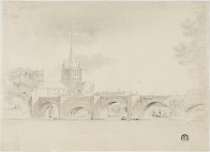 Chiesa Cattedrale e Ponte, Hereford da Unknown artist