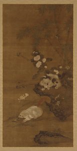 Gatti, uccelli e fiori da Unknown artist