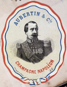 Champagne Napoleone - Aubertin & Cie. (ritratto di Napoleone III)