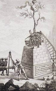 Accusa contro Necker - Frontespizio in "Supplement à la vie privée et ministère érielle de M. Necker, Directeur général des Finances" di un cittadino, ed. Pellet, Ginevra da Unknown artist