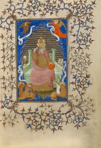 Cristo in maestà circondato dai simboli dei quattro evangelisti da Unknown artist