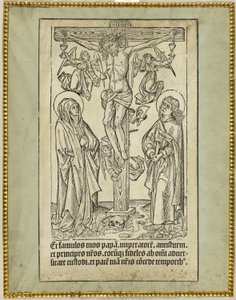 Cristo in croce con gli angeli da Unknown artist