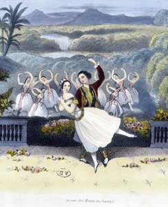 Danza classica: romantica - disegno da Unknown artist