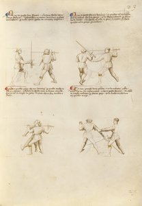 Combattimento con la spada da Unknown artist