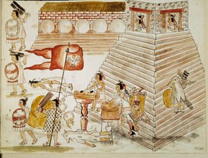 Conquista del Messico: distruzione di Tenochtitlan da Unknown artist