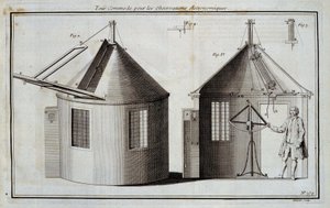 Tour conveniente per osservazioni astronomiche - in "Encyclopédie" di Diderot e d