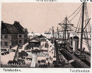 Copenaghen, Danimarca: vista di Toldboden