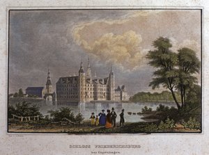 Copenaghen: Castello di Fredericksburg da Unknown artist