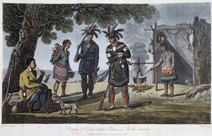 Costumi degli indiani domiciliati del Nord America, di Heriot, George (1766-1844) da Unknown artist