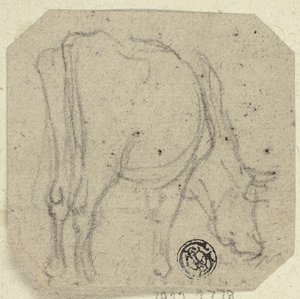 Pascolo delle mucche da Unknown artist
