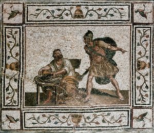 Morte di Archimede di Siracusa da Unknown artist
