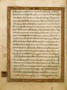 Pagina di testo decorata