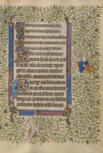 Pagina di testo decorata da Unknown artist