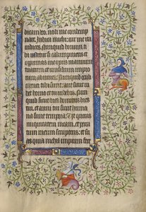 Pagina di testo decorata da Unknown artist