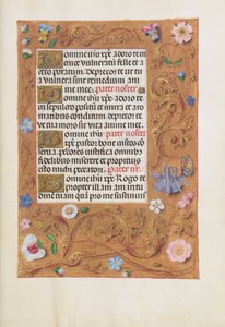 Pagina di testo decorata da Unknown artist