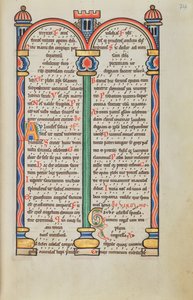 Pagina di testo decorata da Unknown artist