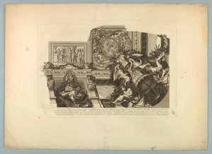 Decorazioni di Lebrun e Mignard al Palazzo di Versailles da Unknown artist