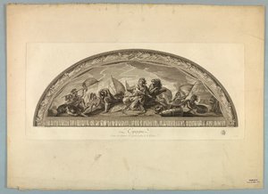 Decorazioni di Lebrun e Mignard al Palazzo di Versailles da Unknown artist