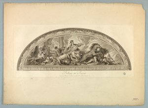 Decorazioni di Lebrun e Mignard al Palazzo di Versailles da Unknown artist