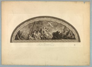 Decorazioni di Lebrun e Mignard al Palazzo di Versailles da Unknown artist