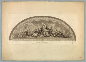 Decorazioni di Lebrun e Mignard al Palazzo di Versailles da Unknown artist