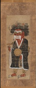 Demone che intona il nome del Buddha (Oni no nenbutsu) da Unknown artist