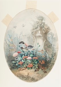 Progetto per la copertina di una scatola di caramelle da Unknown artist